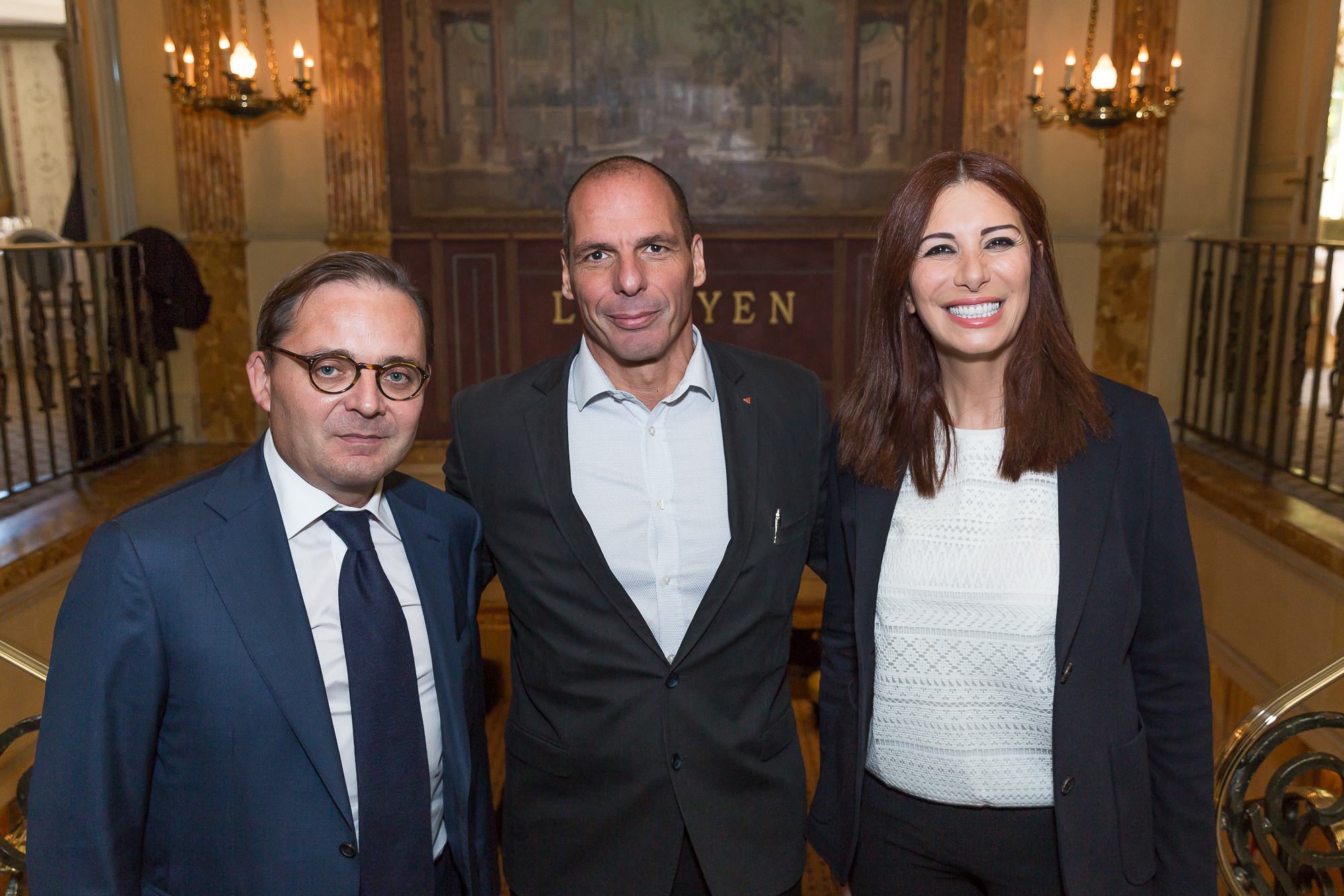 5-Randa-Kassis-with-Yanis-Varoufakis-former-Greek-Finance-Minister-and-Fabien-Baussart-President-of-CPFA